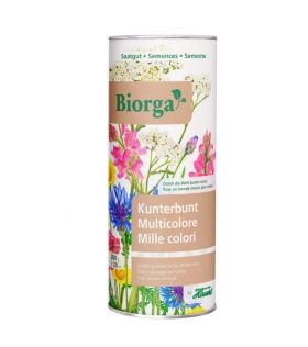 Fleurs sauvages annuelles multicolores Biorga 200g pour 20m2