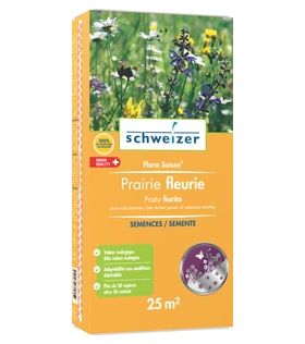 Prairie fleurie 25m2 Flora Suisse